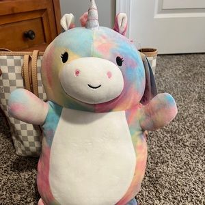 **RARE** bevalee tye dye unicorn squishmallow